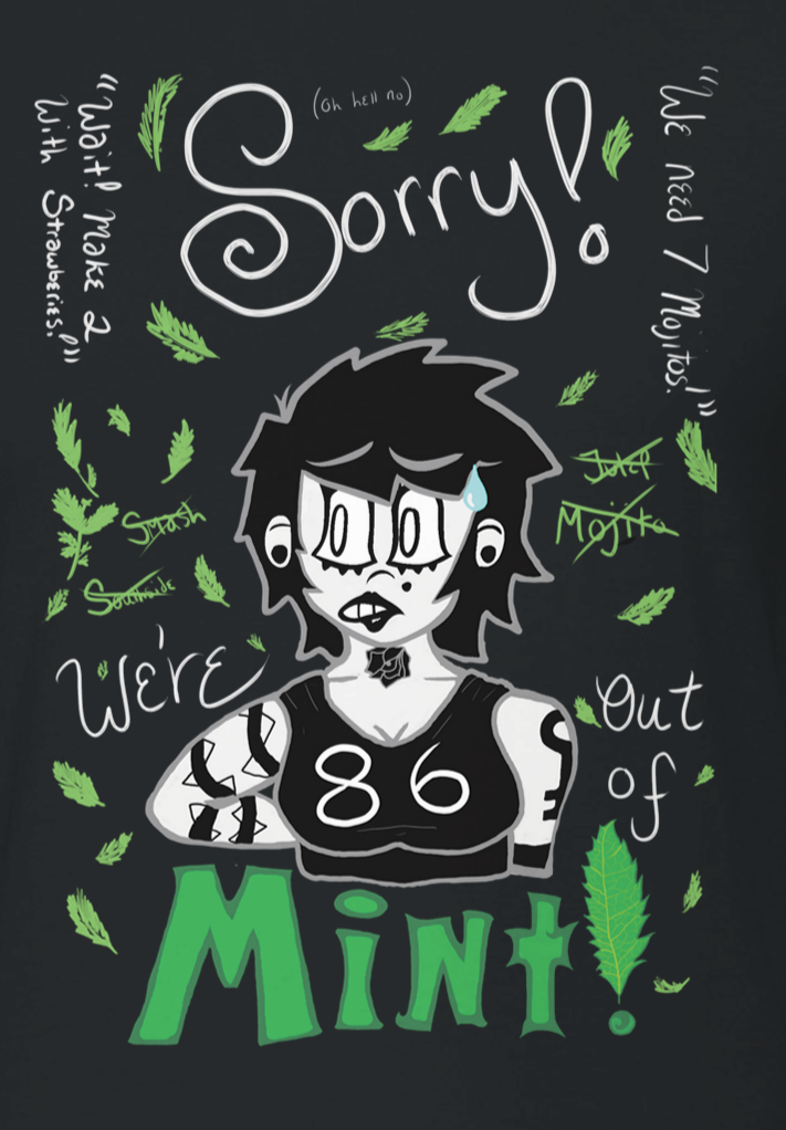 Snarky Bartender: 86 Mint Tee