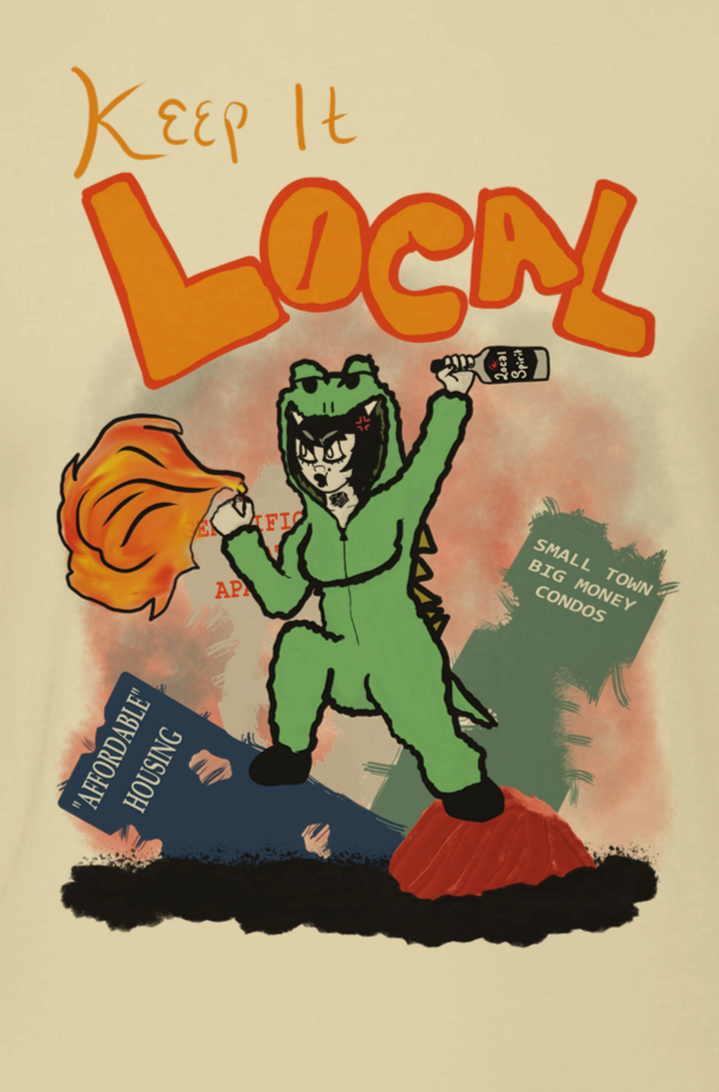 Snarky Bartender: Keep it Local! Tee