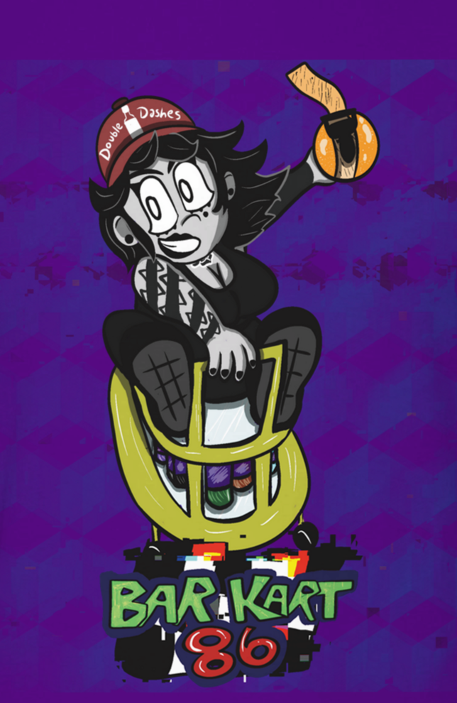 Snarky Bartender: Bar Kart 86 Tee