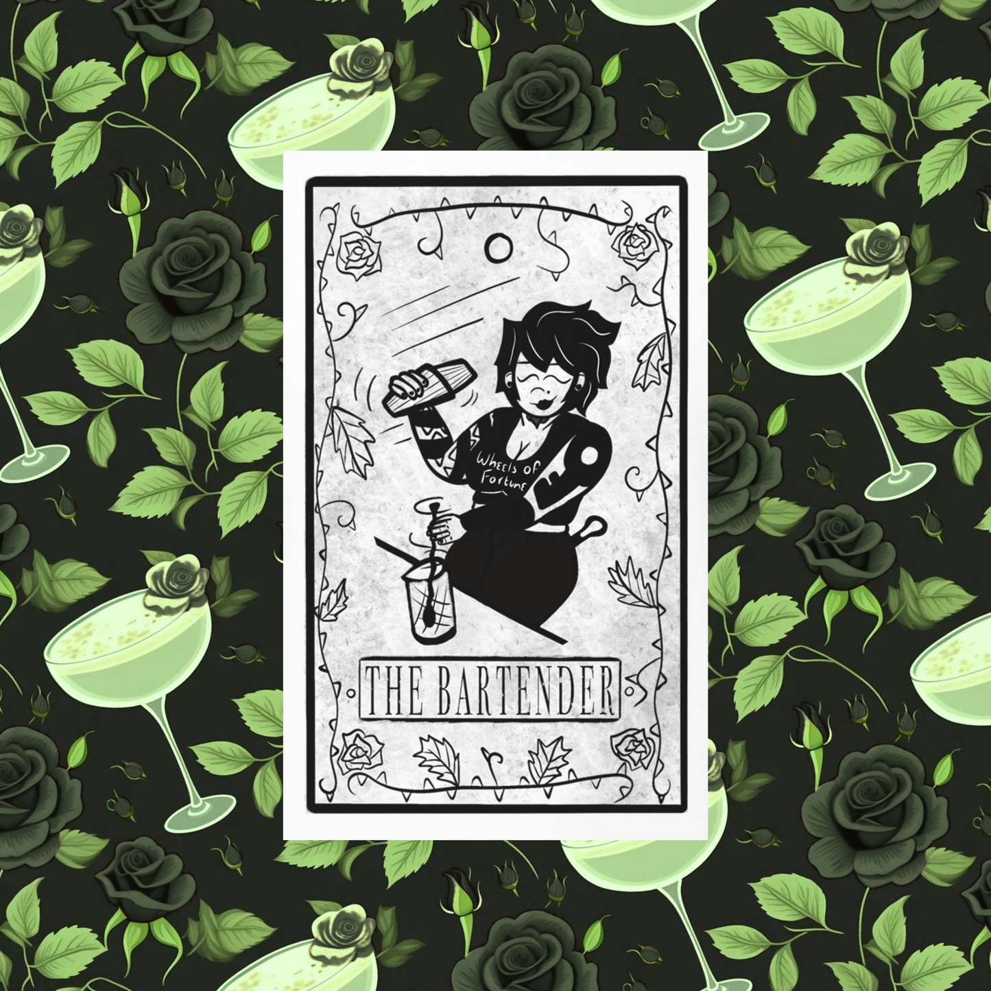 Tarot Bartender Sticker