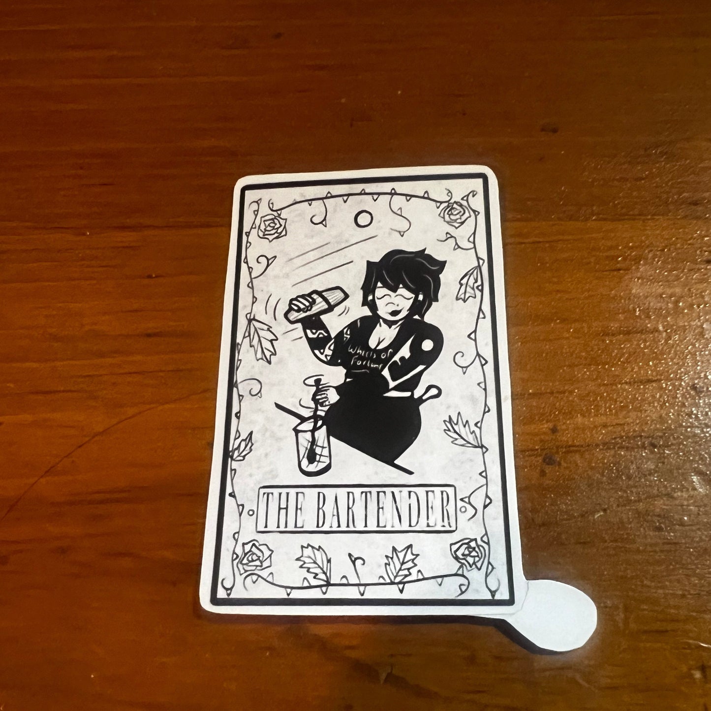 Tarot Bartender Sticker